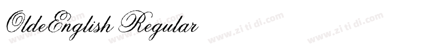 OldeEnglish Regular字体转换